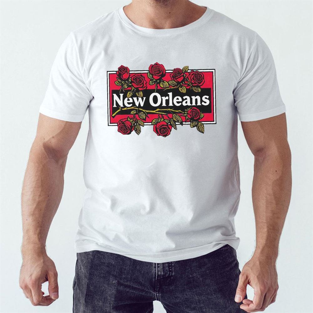 New Orleans Roses Logo Shirt Hoodie