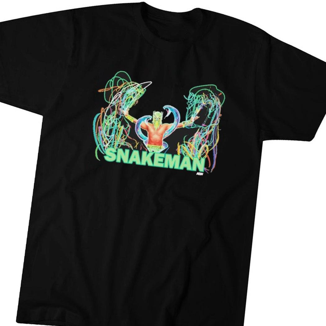 All Elite Wrestling Serpentico Snakeman Shirt Hoodie Ladies Tee