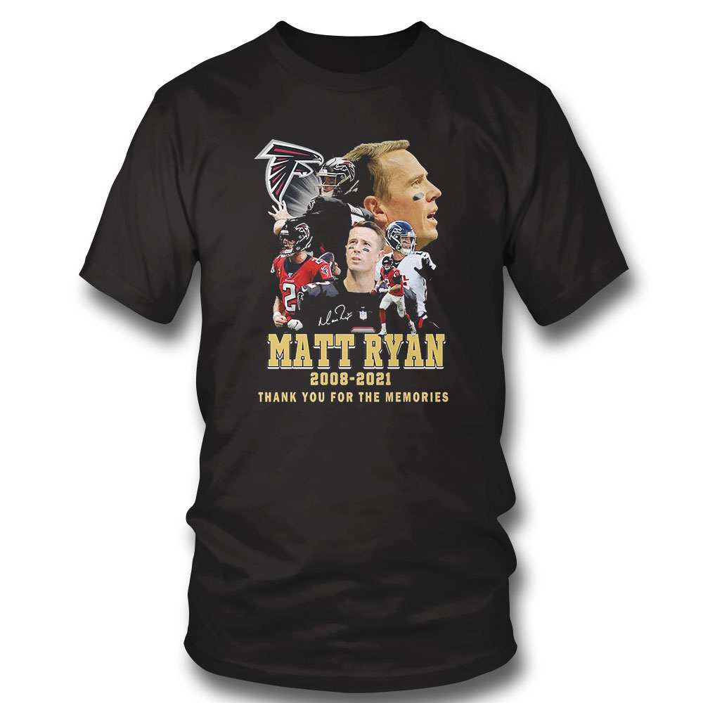 Matt Ryan 2008-2021 Thank You For The Memories Shirt Hoodie