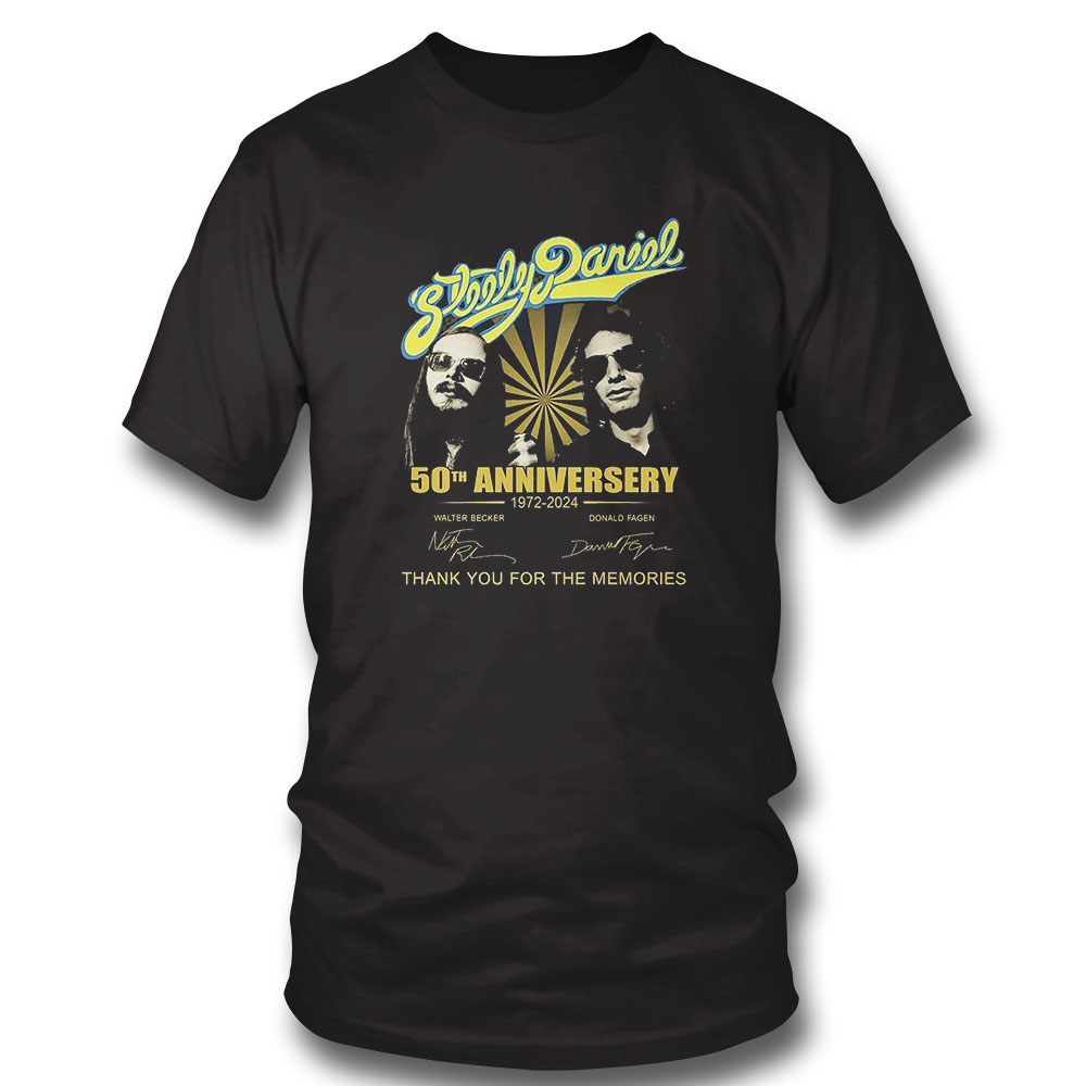 Steely Daniel 50th Anniversary 1972-2024 Thank You For The Memories Shirt Hoodie