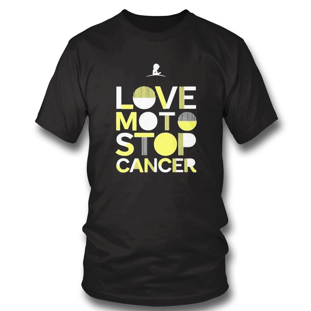 Supermotocross Love Moto Stop Cancer Shirt Hoodie Ladies Tee