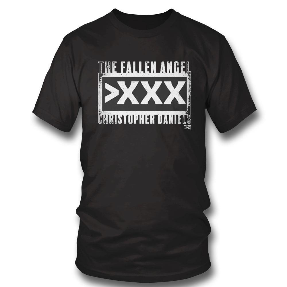 The Fallen Angel Christopher Daniels Xxx Logo Shirt Hoodie Ladies Tee