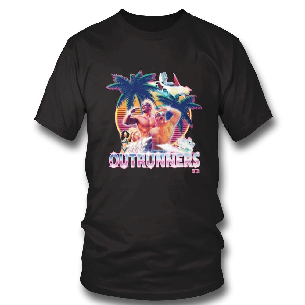 The Outrunners Miami Muscle Beach Vintage Shirt Hoodie Ladies Tee