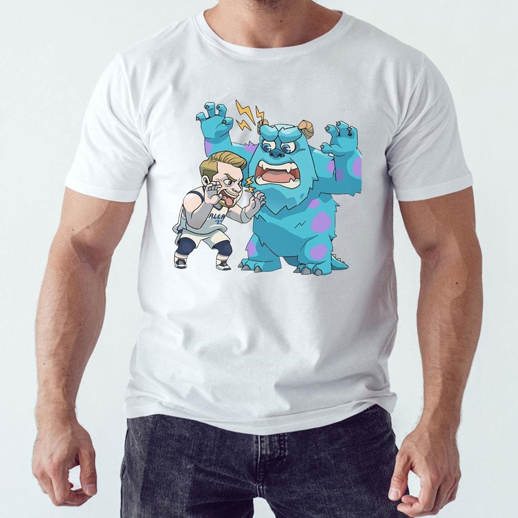 Luka Doncic Vs James P Sullivan Cartoon Shirt