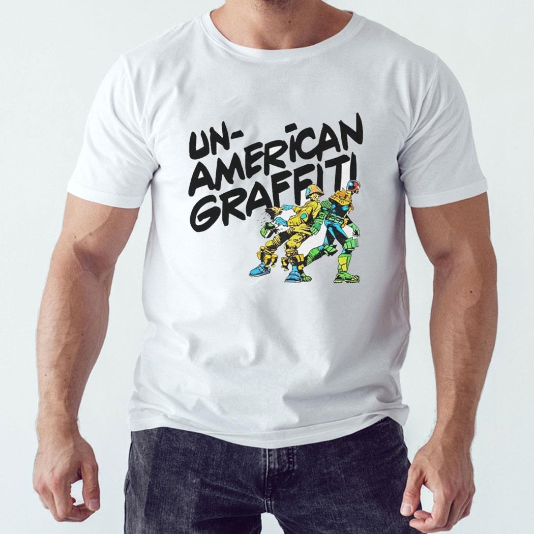 Unamerican Graffiti Judge Dredd Shirt Hoodie