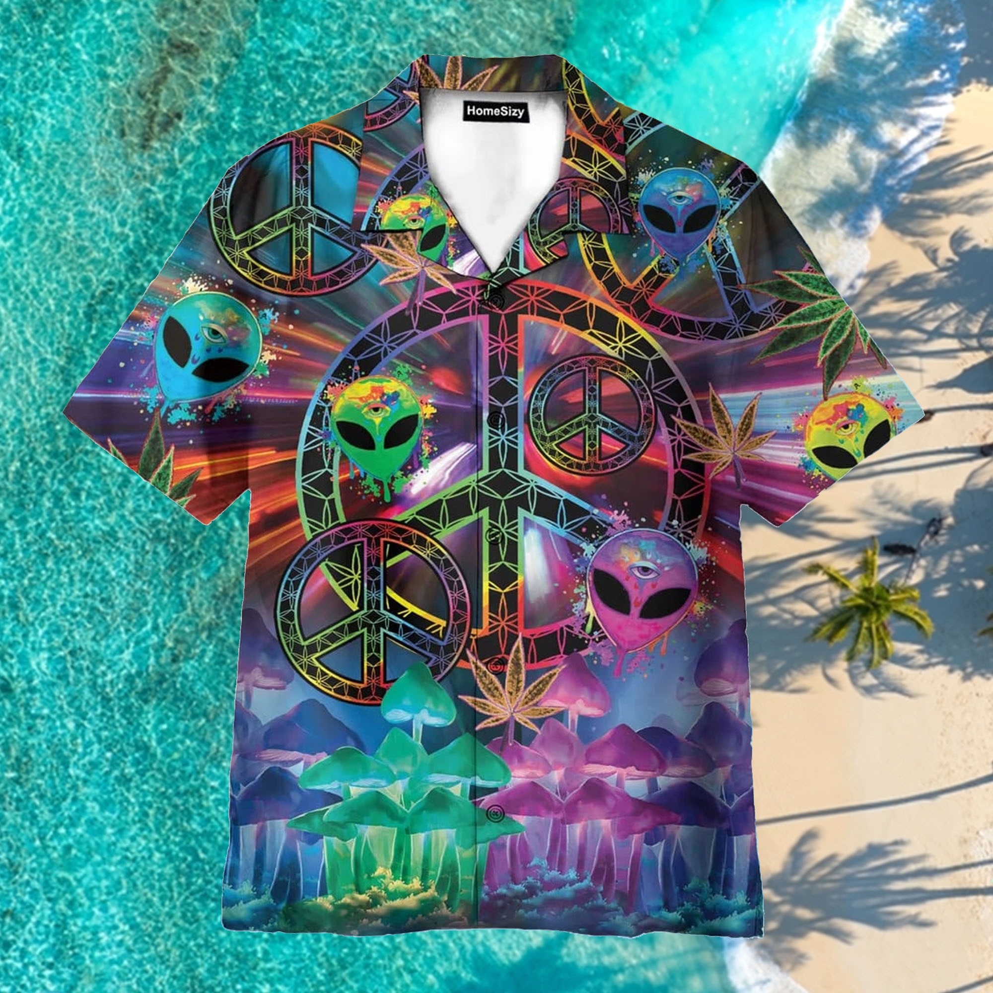 Stay Trippy Little Hippie Aloha Hawaiian Shirt