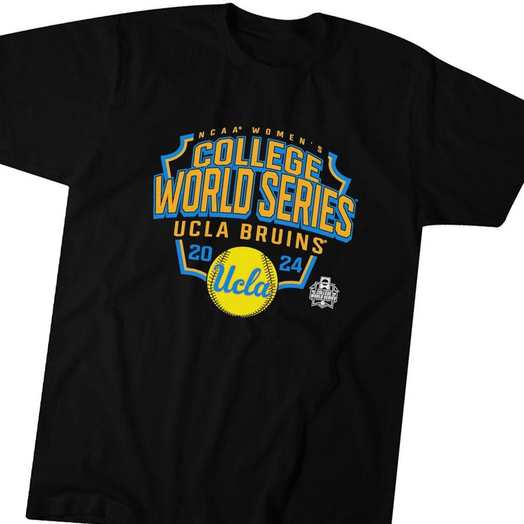 Ucla Bruins 2024 Ncaa Softball Women’s College World Series Tee Hoodie Ls Shirt