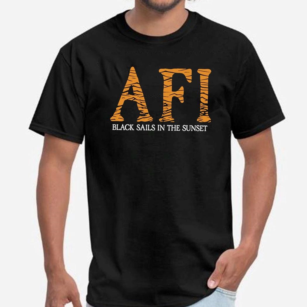 Afi Black Sails In The Sunset T-shirt Ladies Tee