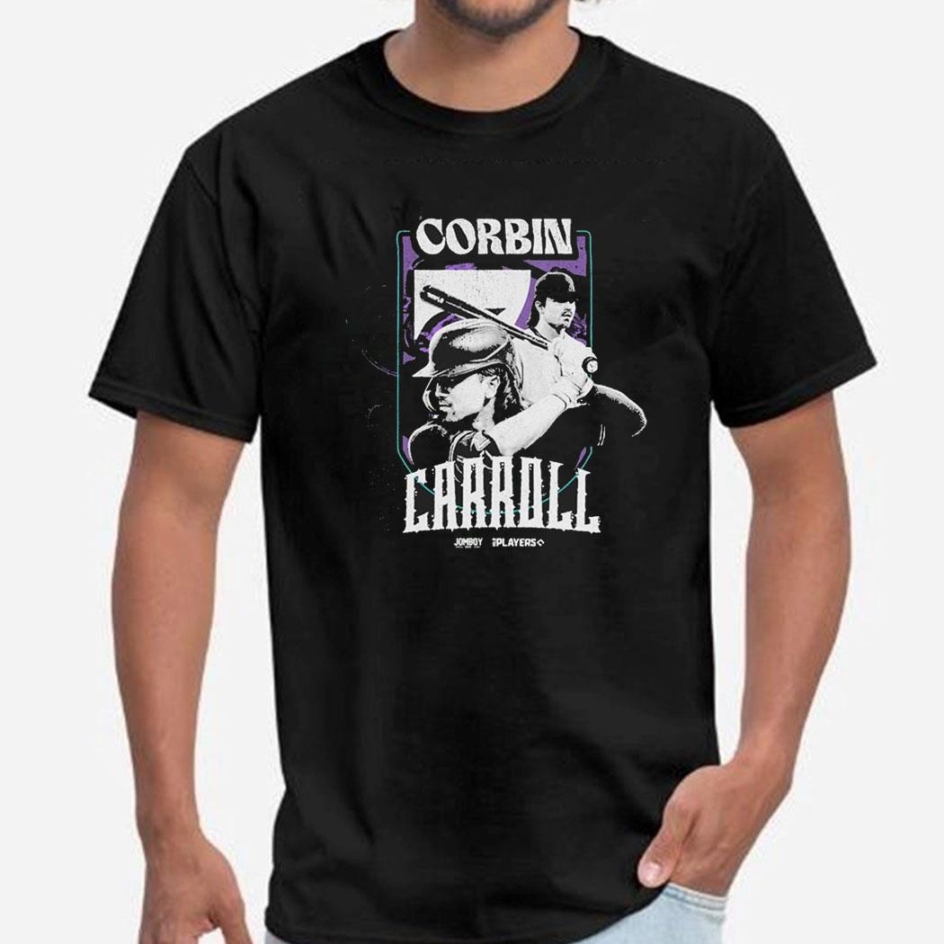 Corbin Carroll Baseball Jomboy Players T-shirt Ladies Tee