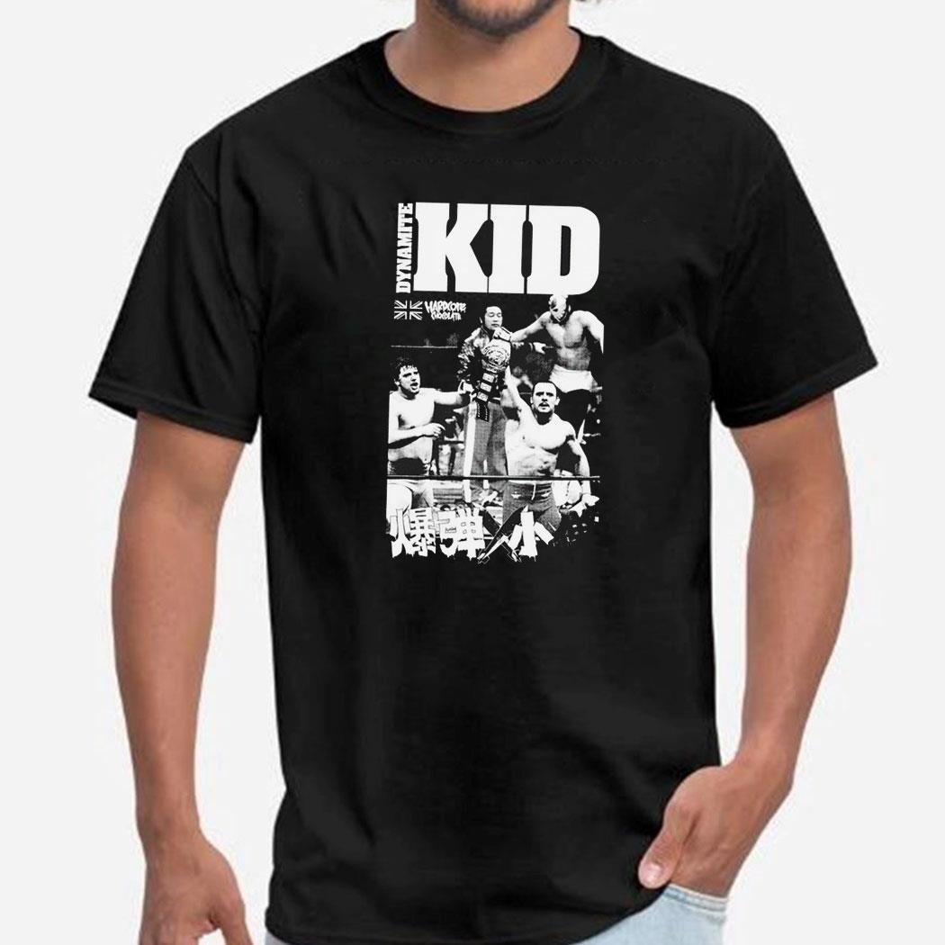 Dynamite Kid Japan Tour 1979 1996 Hardcore Chocolate Tee Ls Shirt