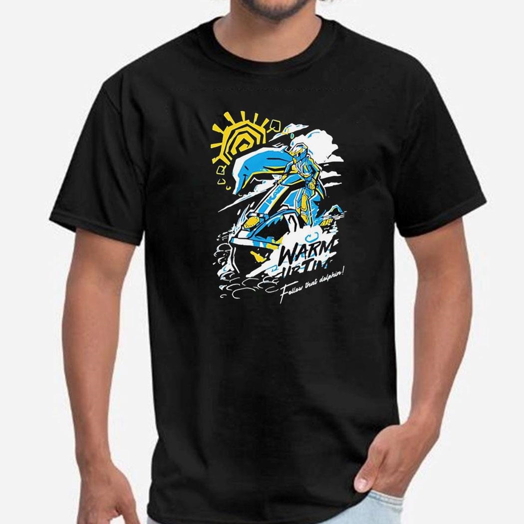 Warm Up Time Follow That Dolphin Wave Race 64 Shirt Ladies Tee