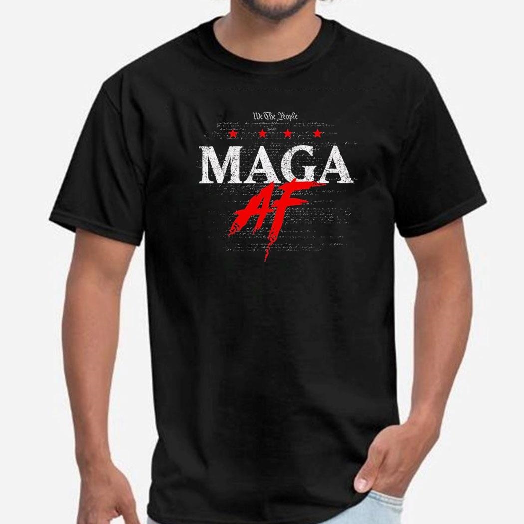 We The People Maga Af Tee Ls Shirt