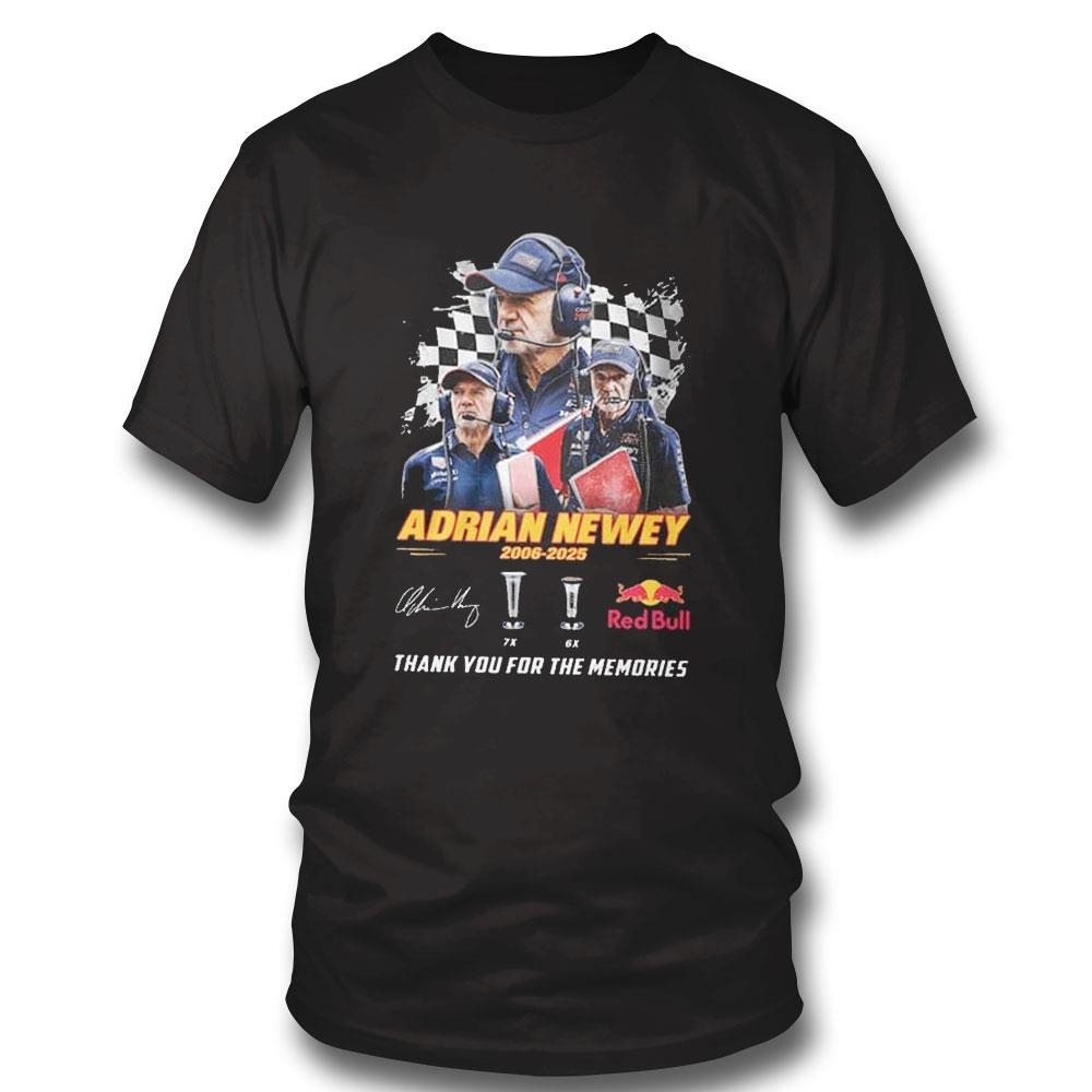Adrian Newey 2006-2025 Thank You For The Memories Signature Shirt Hoodie