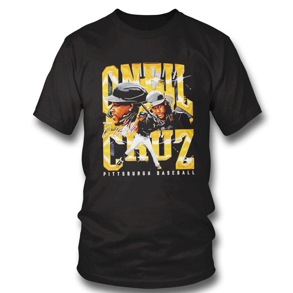 Oneil Cruz Pittsburgh Pirates Baseball Signature Tee Hoodie Ls Shirt