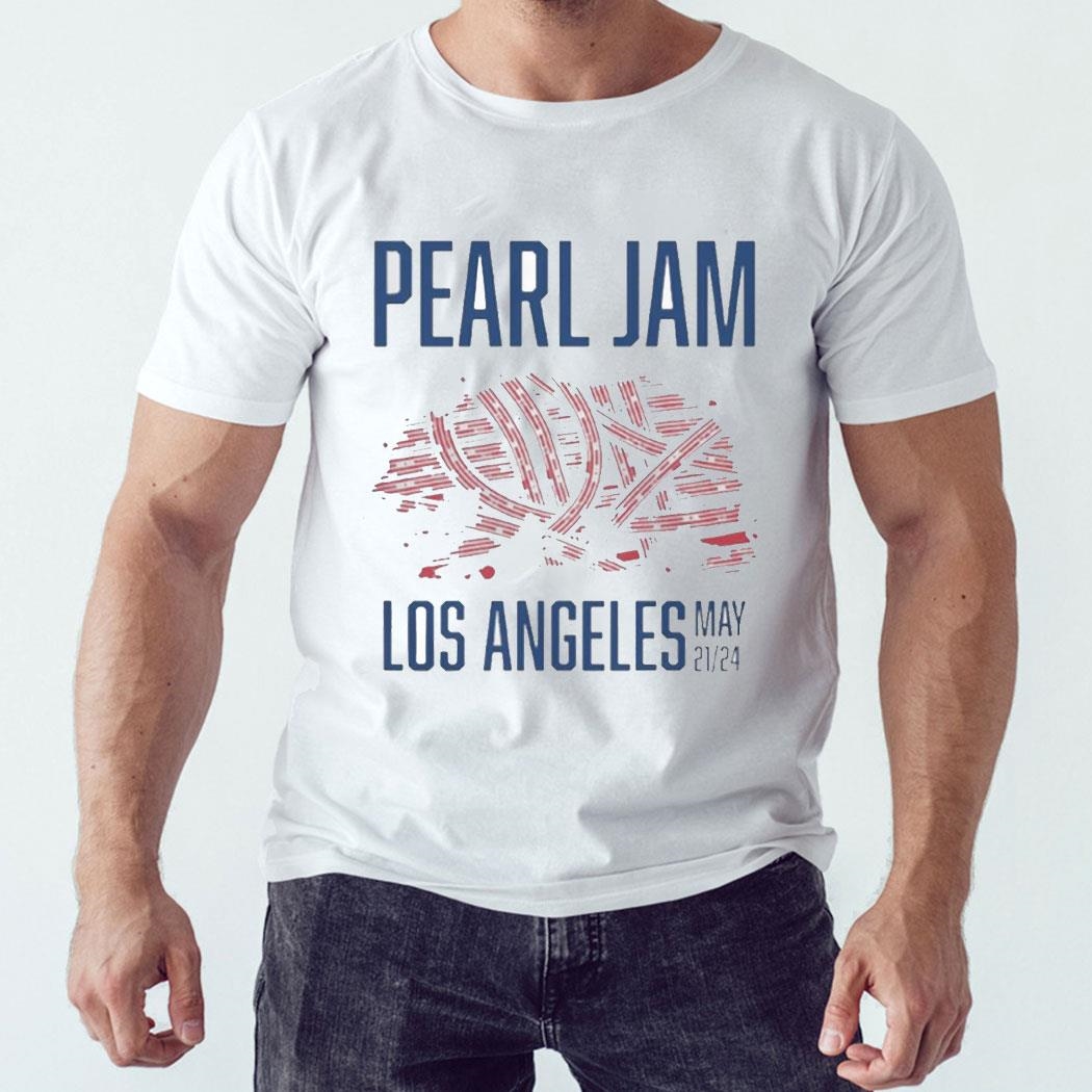 Pearl Jam Dark Matter World Tour Los Angeles California May 21 2024 Event Tee Ls Shirt