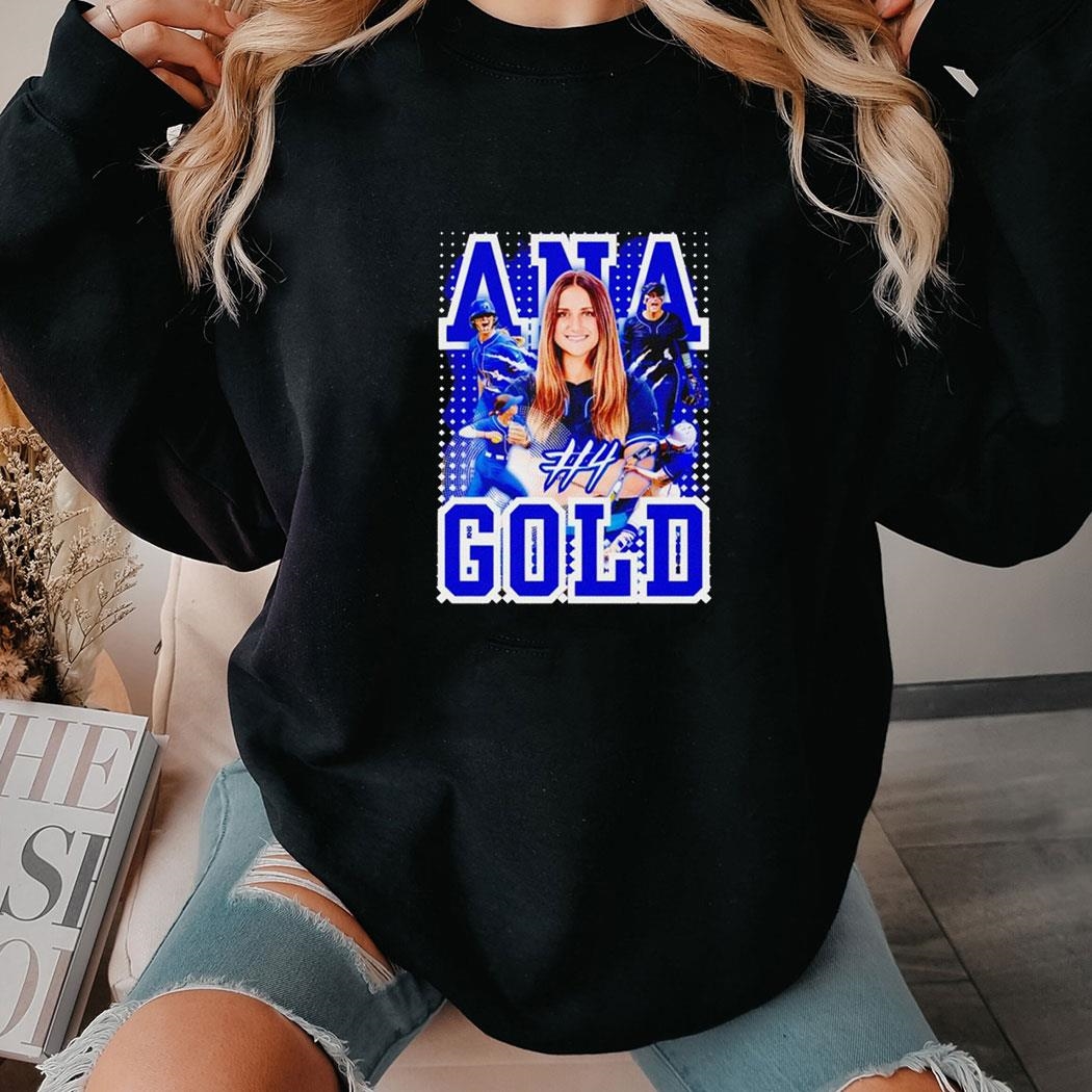 Ana Gold 4 Player Vintage Shirt Ladies Tee