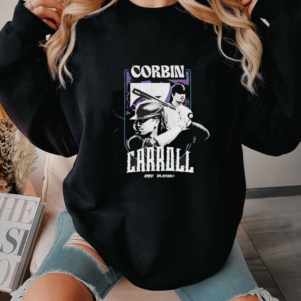 Corbin Carroll Baseball Jomboy Players T-shirt Ladies Tee