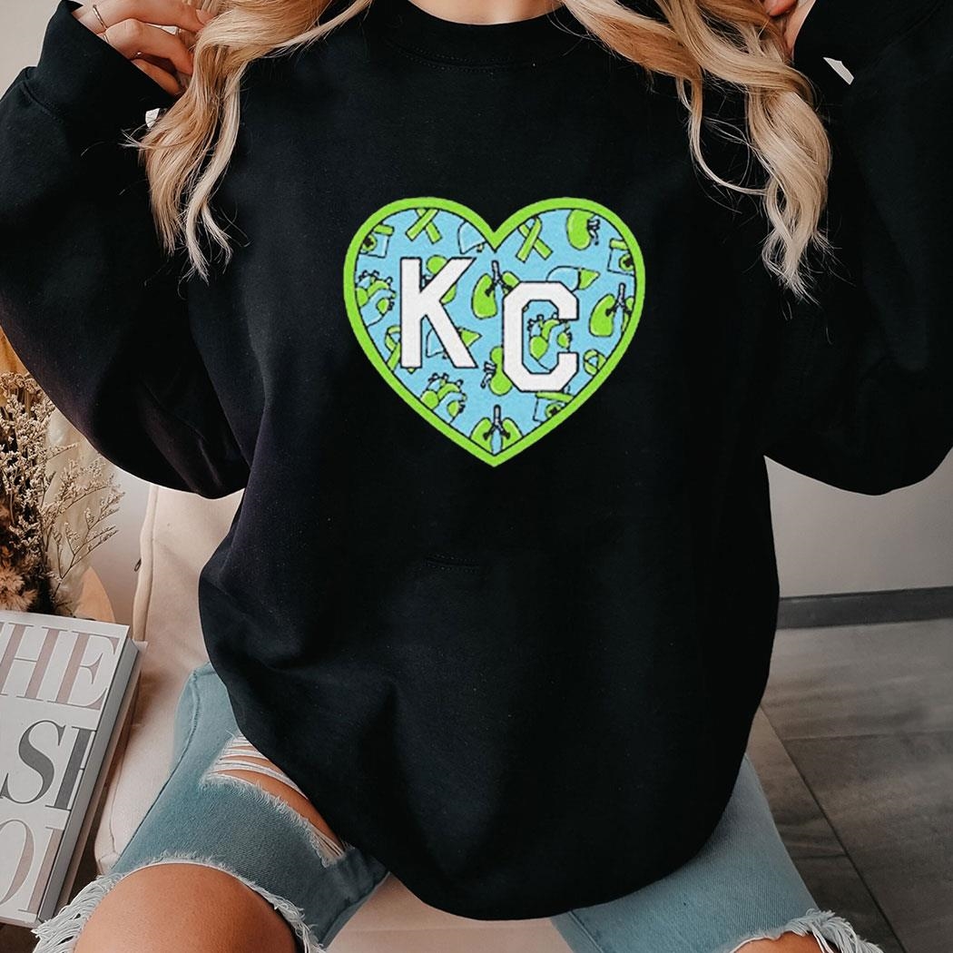 Hca X Mtn Organ Donation Awareness Kc Heart T-shirt Hoodie