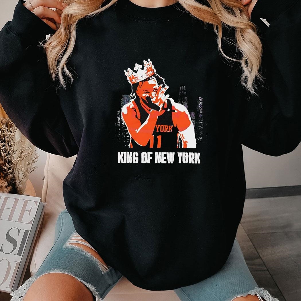 Jalen Brunson King Of New York Knicks Takedown Philly Nba Poster Shirt Hoodie