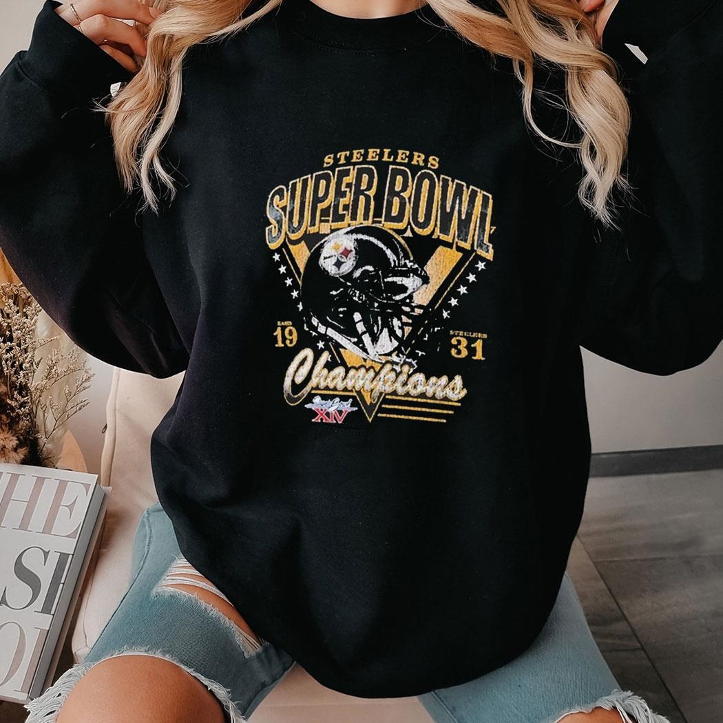 Pittsburgh Steelers Hometown Old-fashioned Super Bowl Xiv Champions Tee Hoodie