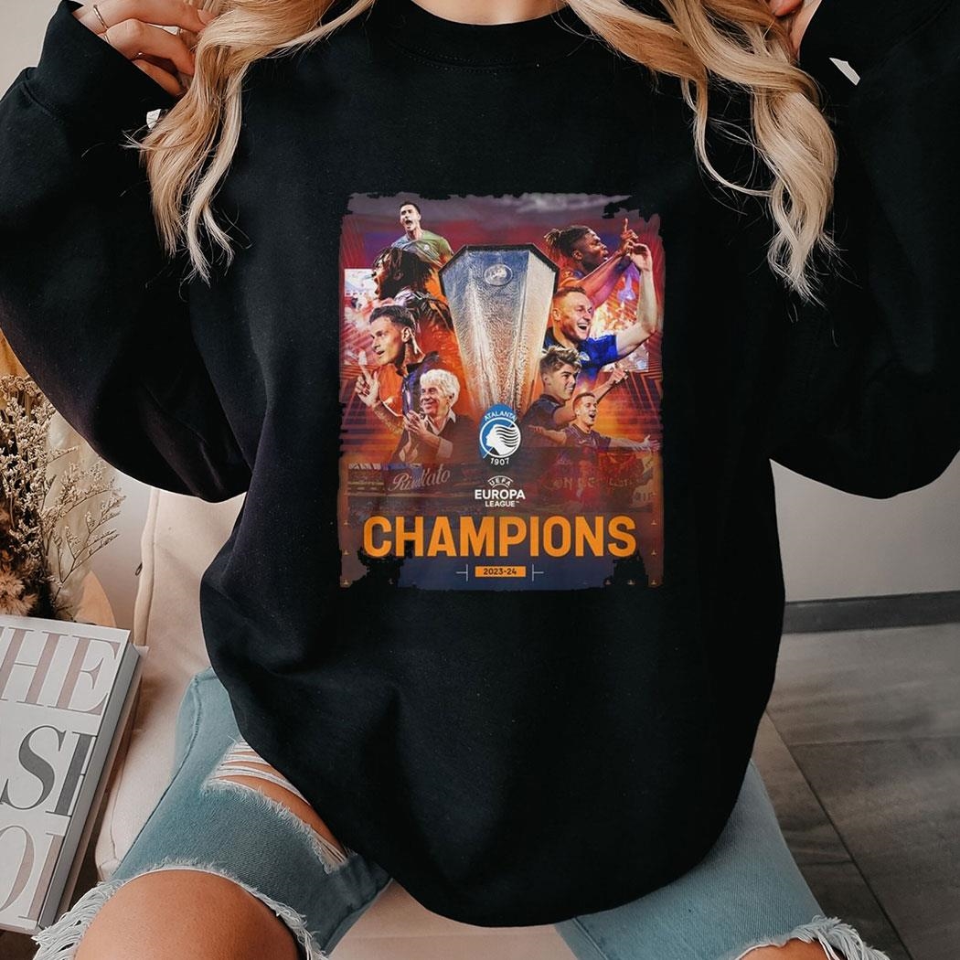 Uefa Europa League Champions 2023-24 Sevilla Fc Tee Hoodie