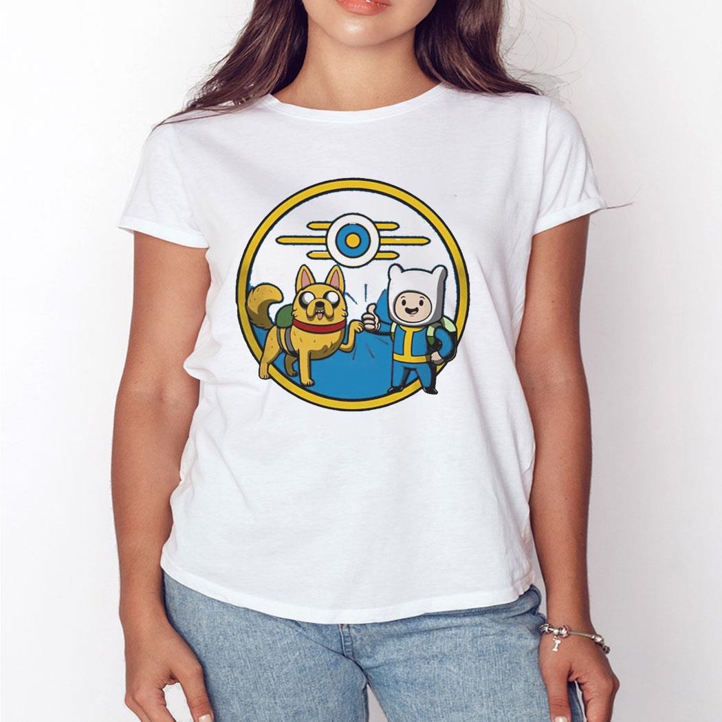 Fallout X Adventure Time Wasteland Time Shirt Hoodie