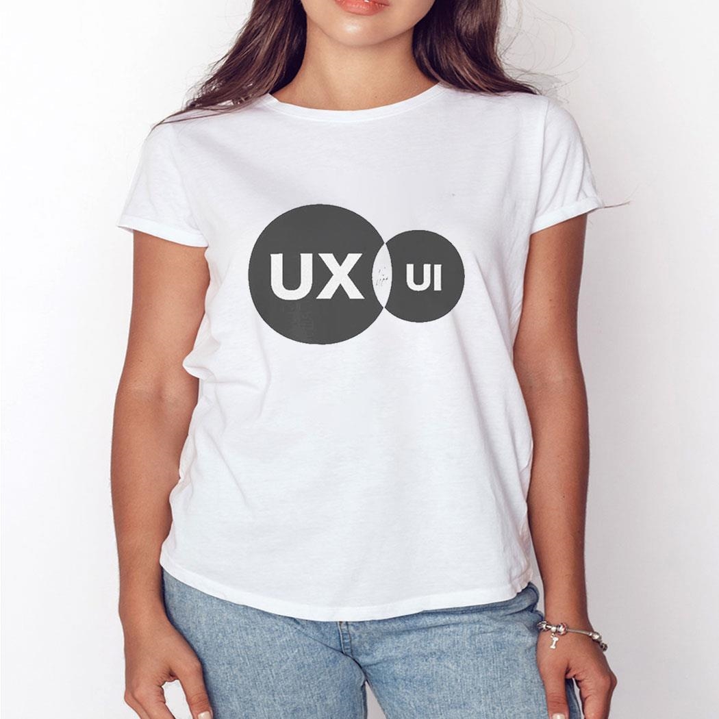 Ux Is Not Ui Venn Unisex Oversized Boxy Shirt Hoodie