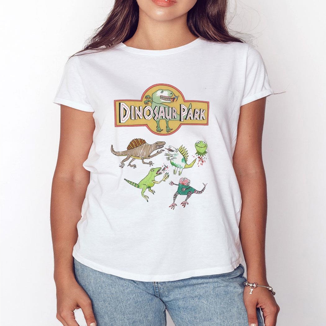 Webworm Dinosaur Park Art Shirt Hoodie