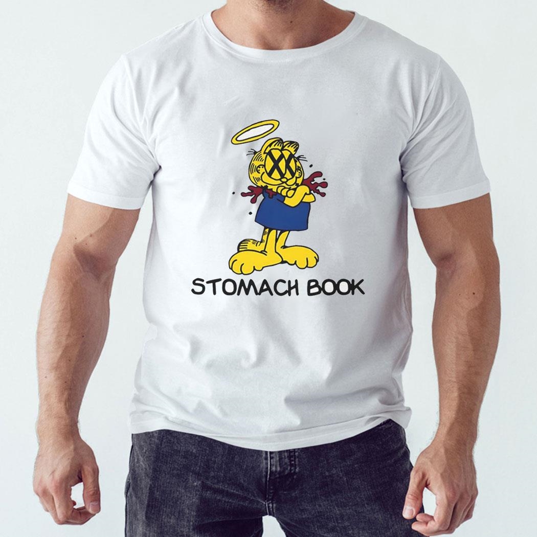 Garfield Stomach Book Lasagna Shirt Hoodie