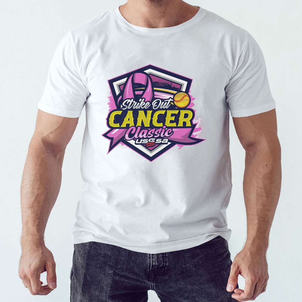 Usssa Michigan Fast Pitch Strike Out Cancer Classic 2024 Shirt Hoodie