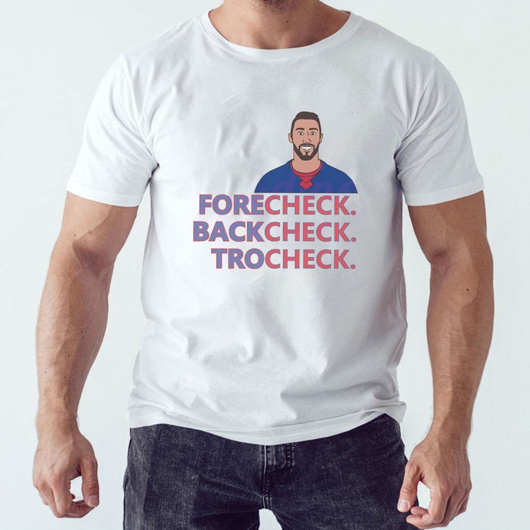 Vincent Trocheck New York Rangers Hockey Forecheck Backcheck Trocheck Shirt Ladies Tee