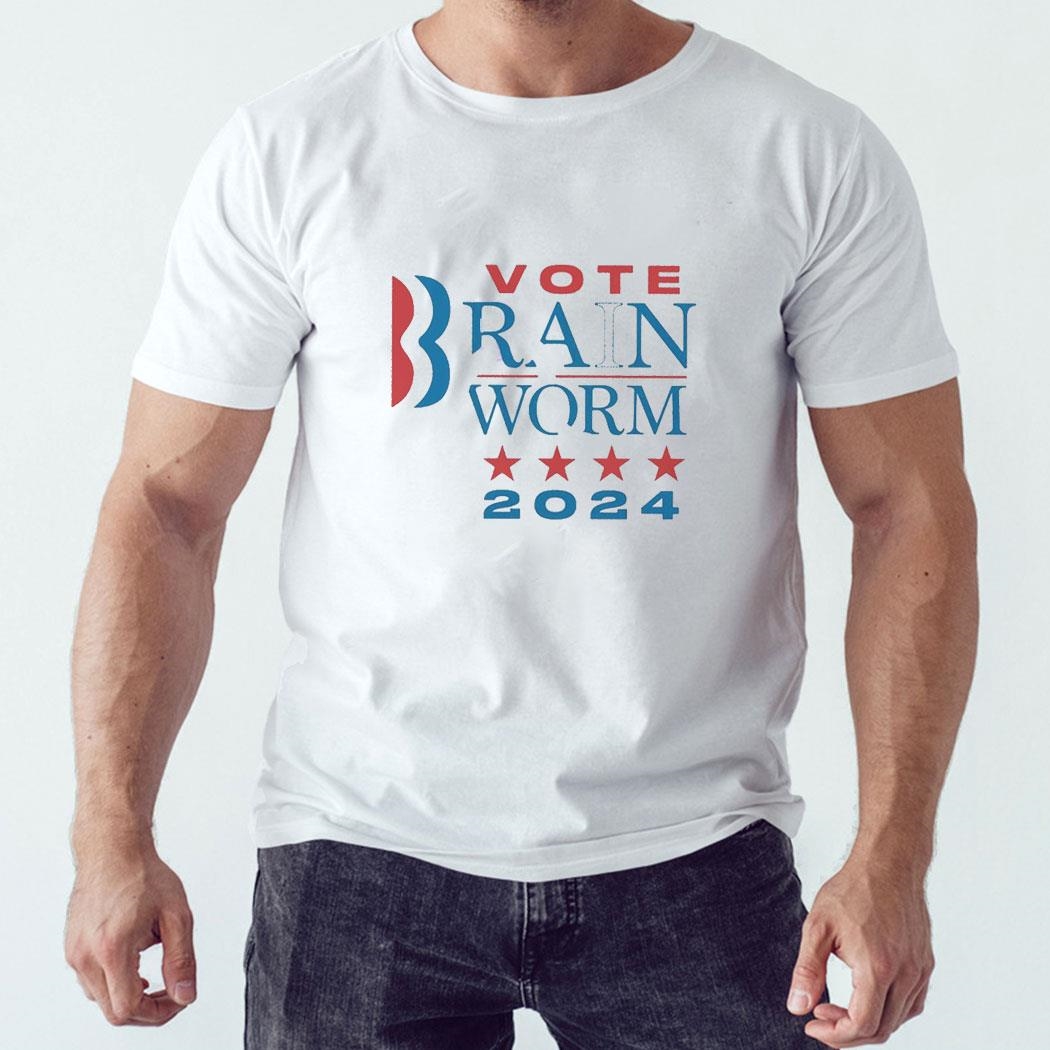 Vote Brain Worm 2024 Shirt Hoodie