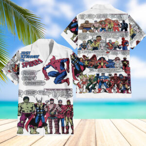 1 Marvel Strength Chart Hawaiian Shirt