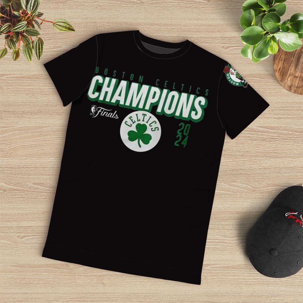 Boston Celtics 2024 Nba Finals Champions Fade Away Jumper Roster Signature Shirt