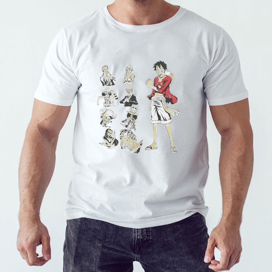 One Piece Luffy And Sailors Of Straw Hat Pirates Shirt Hoodie