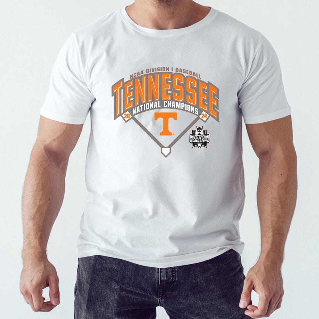 Tennessee Volunteers 2024 Ncaa Mens Baseball College World Series Diamond Shirt Hoodie