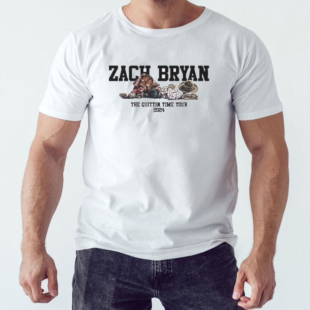 Zach Bryan The Quitting Time Tour 2024 Shirt Hoodie