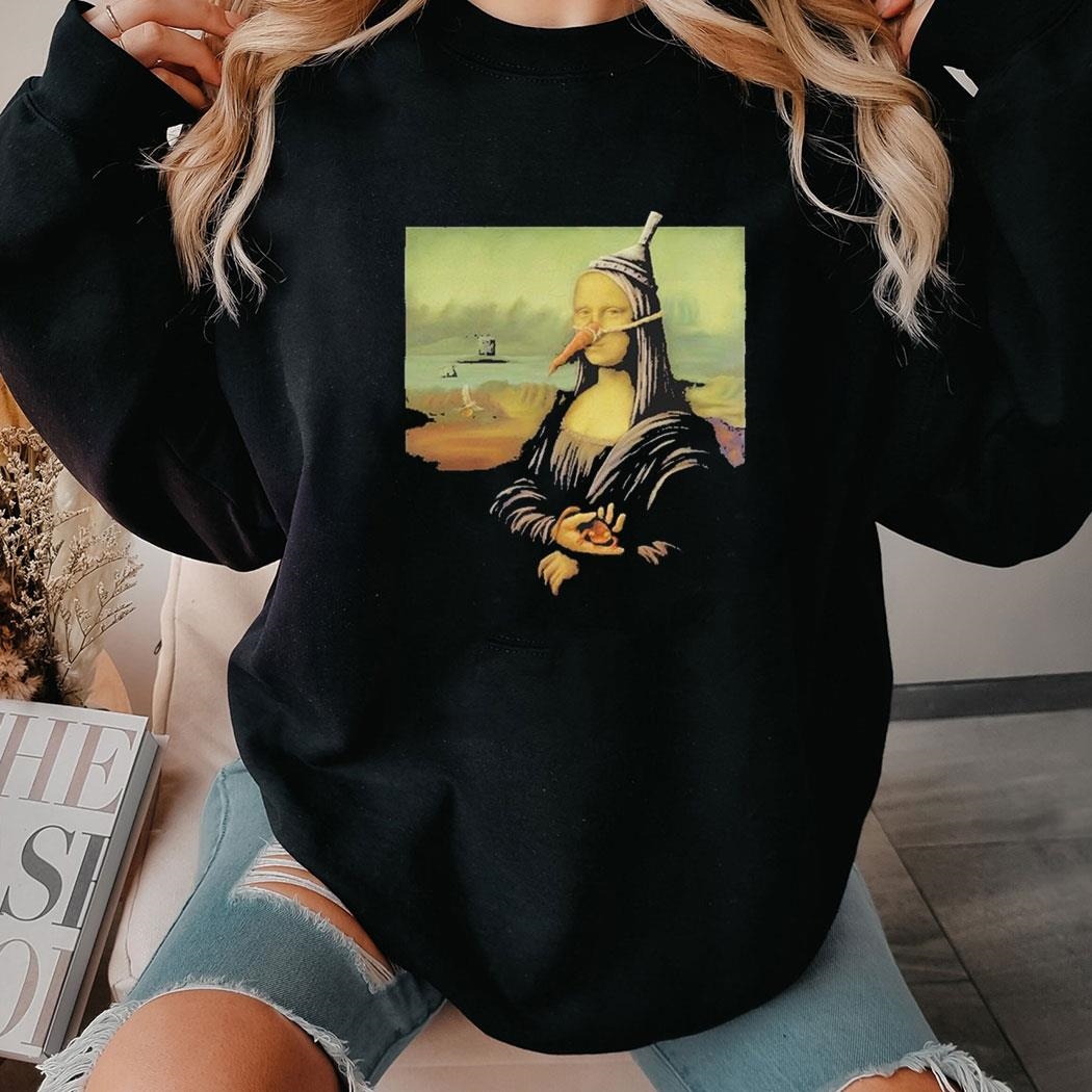 A Bewitching Smile Mona Lisa Meme Shirt Hoodie