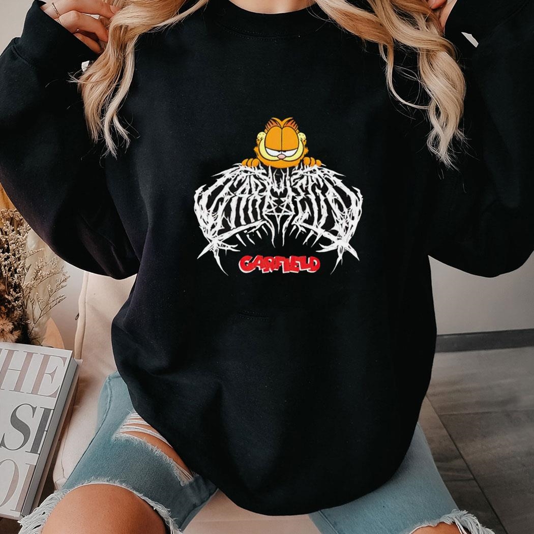 Garfield Death Metal Tee Hoodie