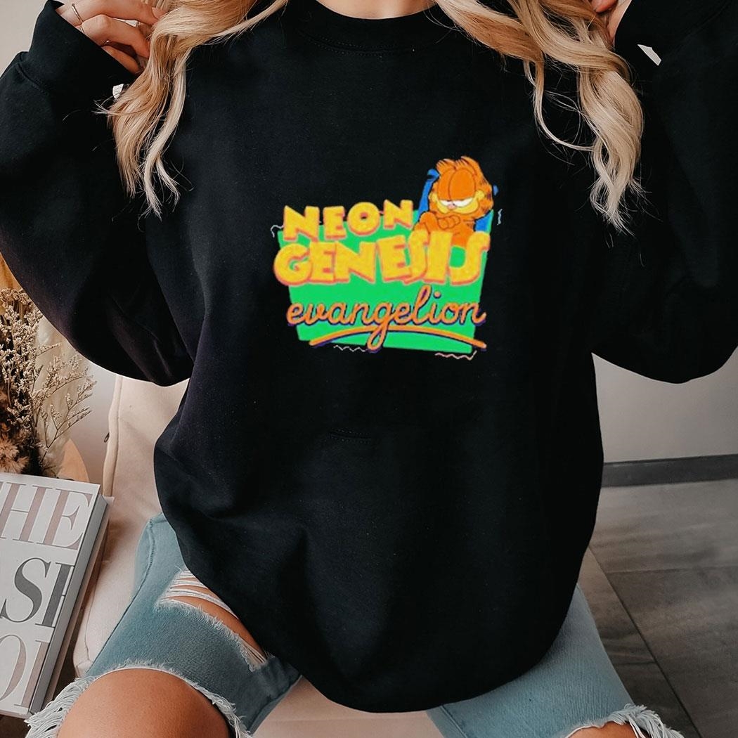 Neon Genesis Evangelion Garfield Shirt Hoodie