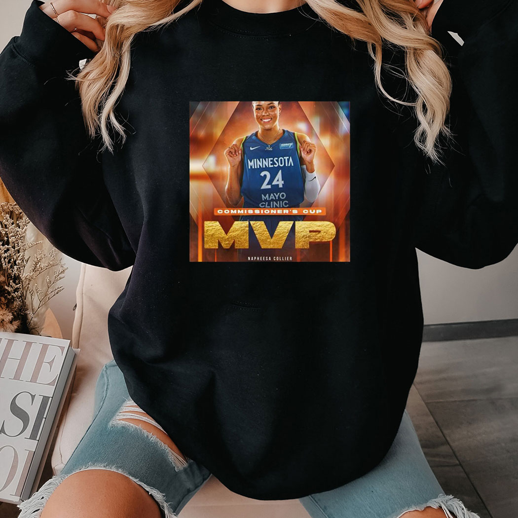 Poster Minnesota Lynx Napheesa Collier Mvp 2024 Wnba Commissioners Cup Shirt Hoodie