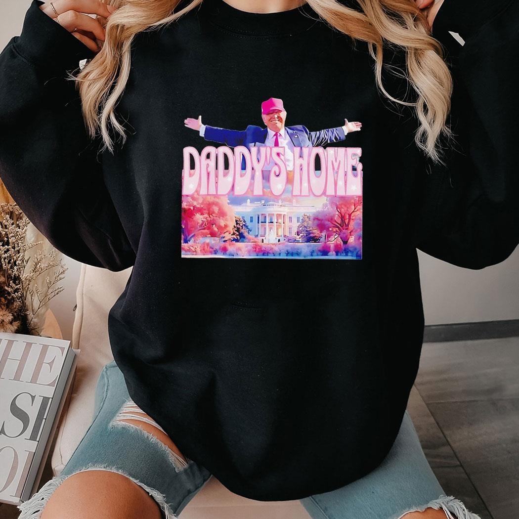 Trump Daddys Home Graphic Sweater