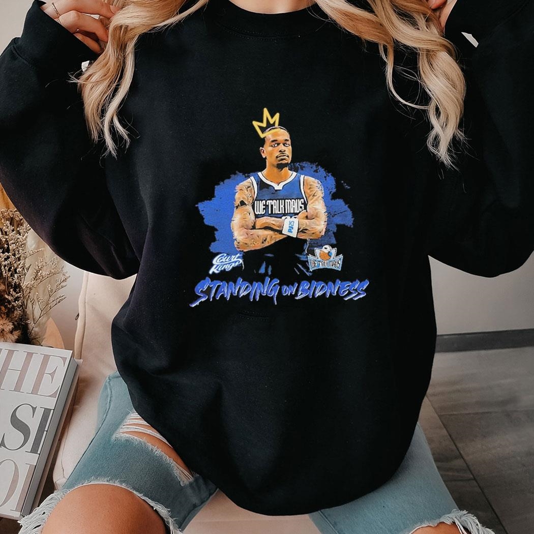 We Talk Mavs Standing On Bidness 2024 Tee Ls Shirt