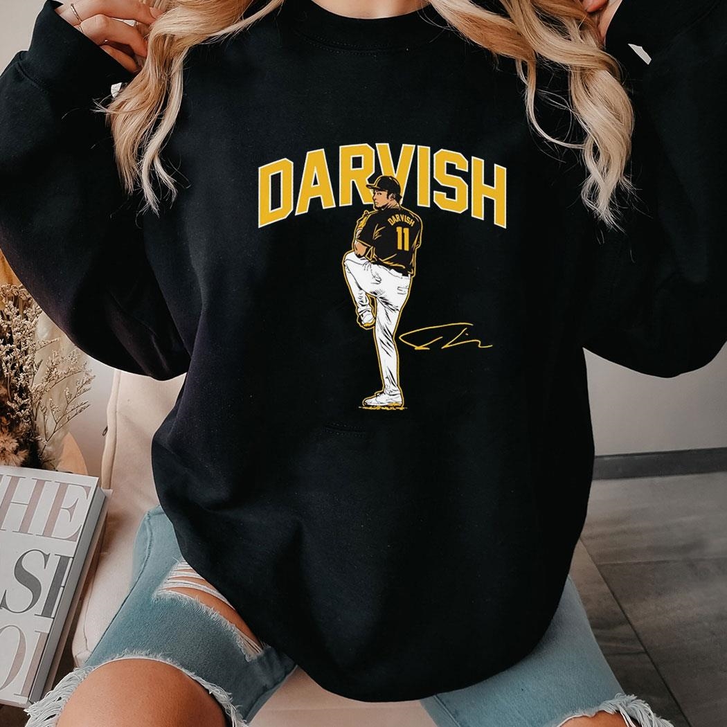 Yu Darvish San Diego Padres Ace Pose Signature 2024 Shirt Hoodie