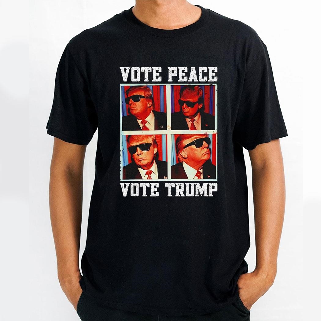 Vote Peace Vote Trump 2024 Shirt