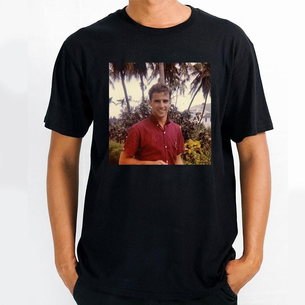 Young Throwback Joe Biden Photo Shirt