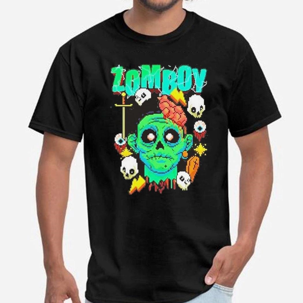 Zomboy Pixel Boy Ls Shirt