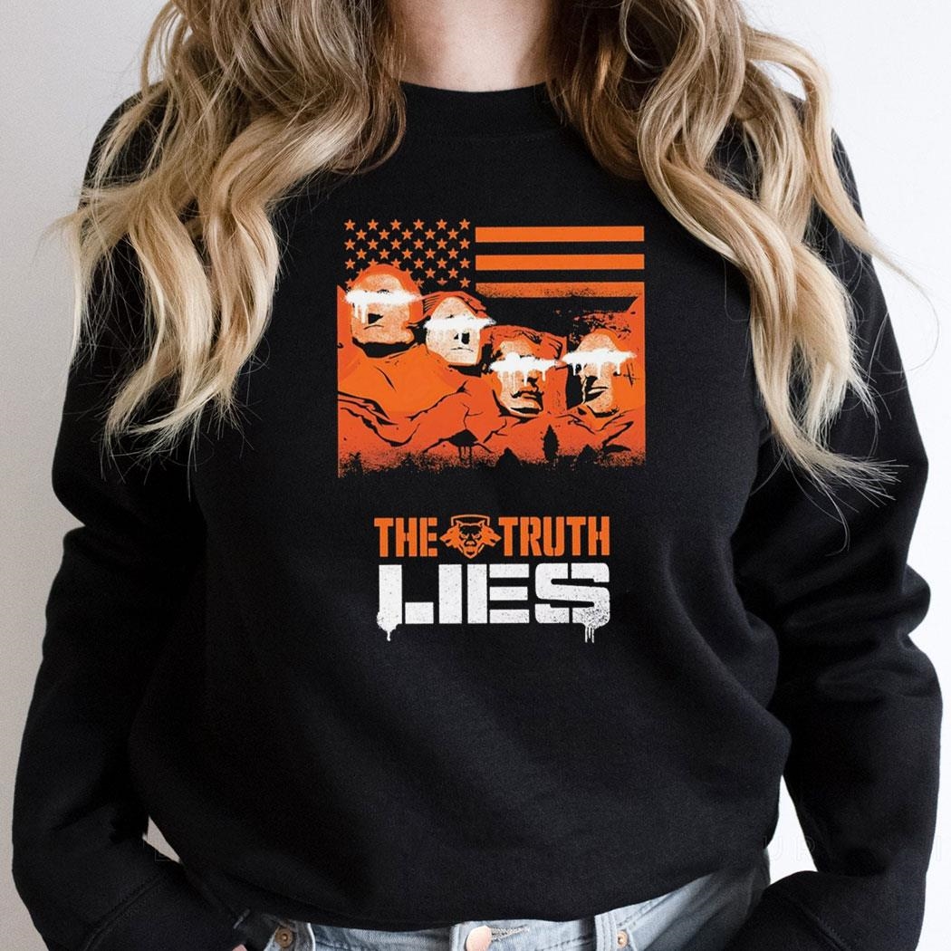 Call Of Duty Black Ops 6 The Truth Lies Rushmore Game Shirt