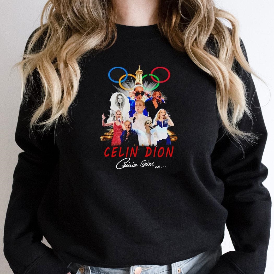 Celine Dion Paris Signature 2024 Olympics Shirt