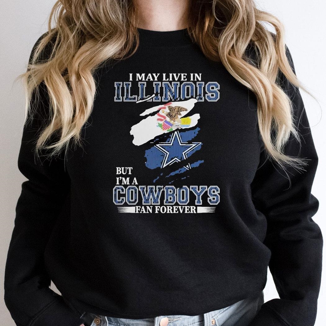 Dallas Cowboys I May Live In Georgia But Im A Cowboys Fan Forever Shirt Hoodie